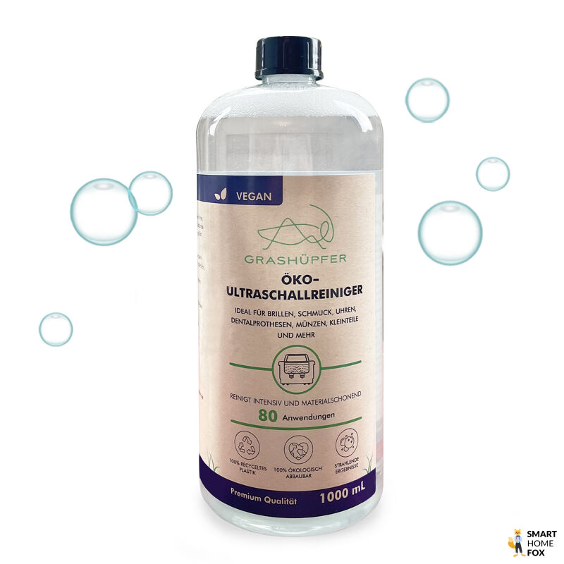 Das Ultraschallreiniger-Konzentrat von Grashüpfer mit Ultraschallreinigungsgerät